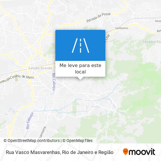 Rua Vasco Masvarenhas mapa