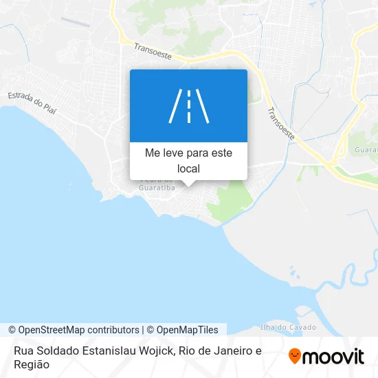 Rua Soldado Estanislau Wojick mapa