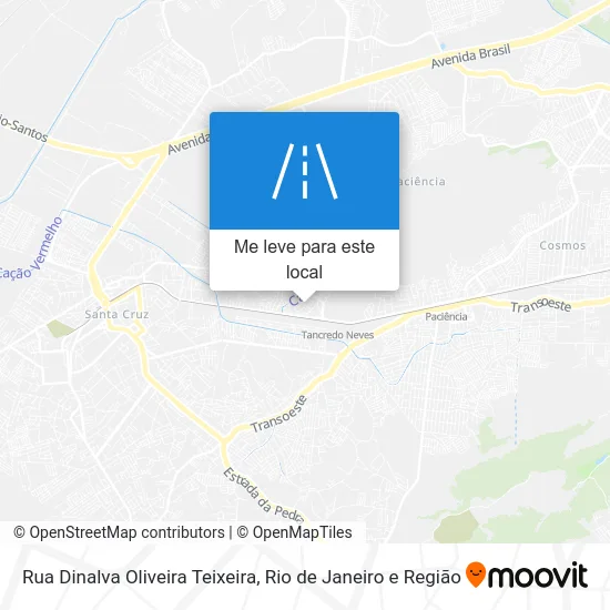Rua Dinalva Oliveira Teixeira mapa