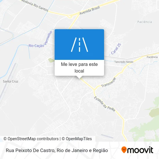 Rua Peixoto De Castro mapa