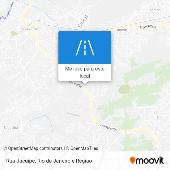 Rua Jacuipe mapa