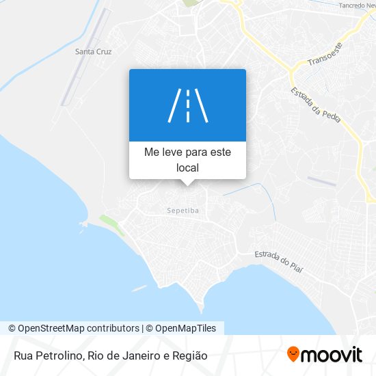 Rua Petrolino mapa