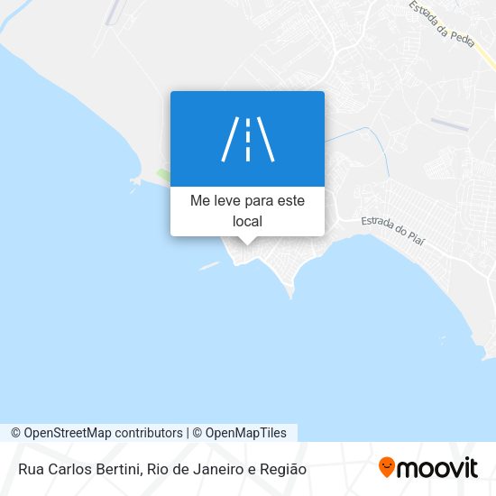 Rua Carlos Bertini mapa