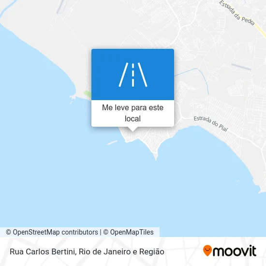 Rua Carlos Bertini mapa