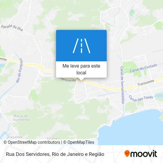 Rua Dos Servidores mapa