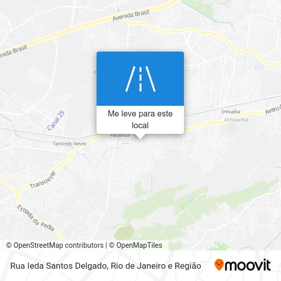 Rua Ieda Santos Delgado mapa