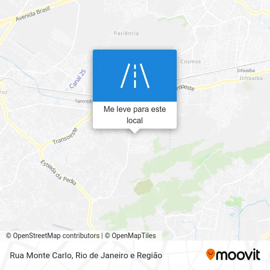Rua Monte Carlo mapa