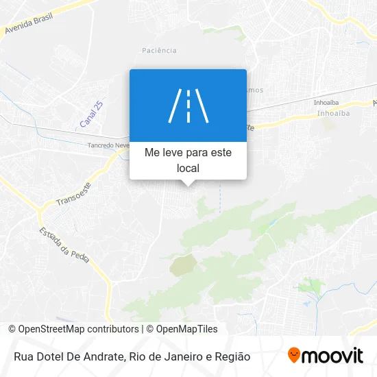 Rua Dotel De Andrate mapa