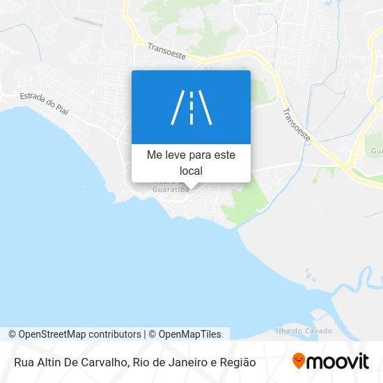 Rua Altin De Carvalho mapa