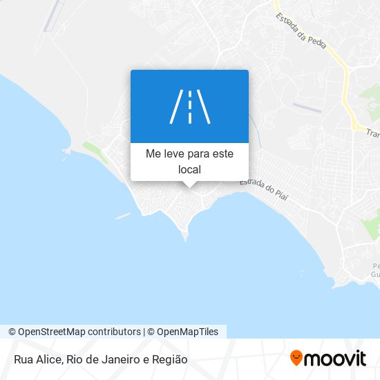 Rua Alice mapa