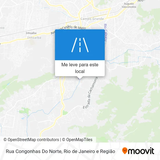 Rua Congonhas Do Norte mapa
