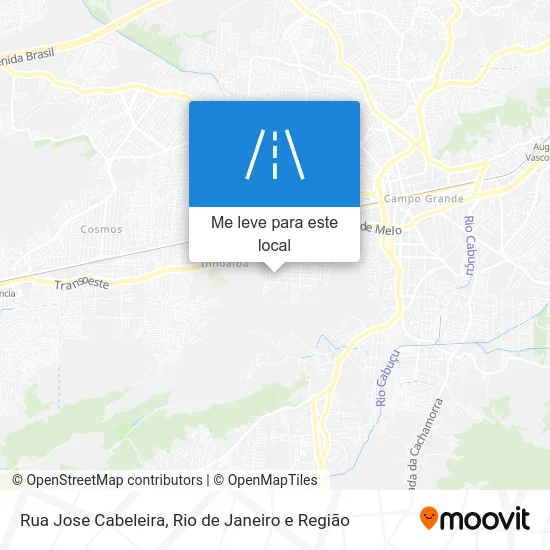 Rua Jose Cabeleira mapa