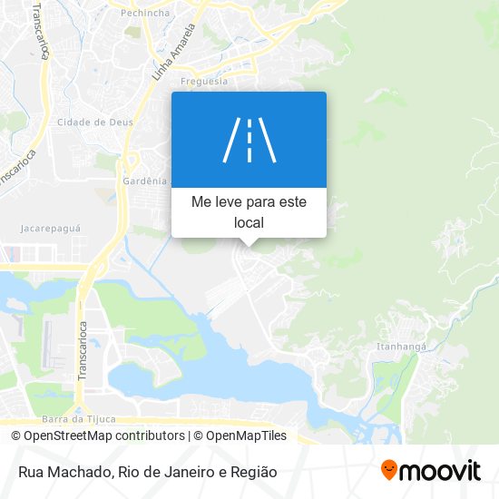 Rua Machado mapa