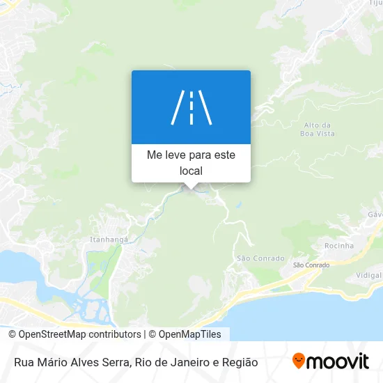 Rua Mário Alves Serra mapa