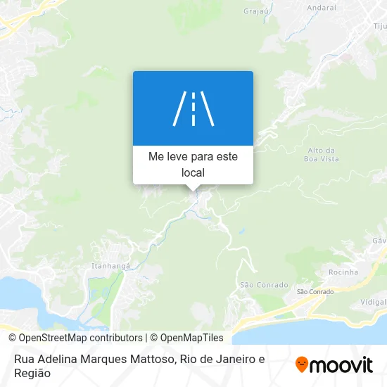 Rua Adelina Marques Mattoso mapa