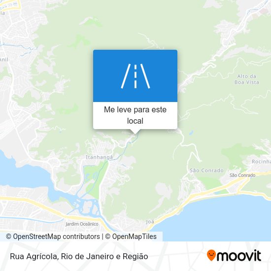 Rua Agrícola mapa
