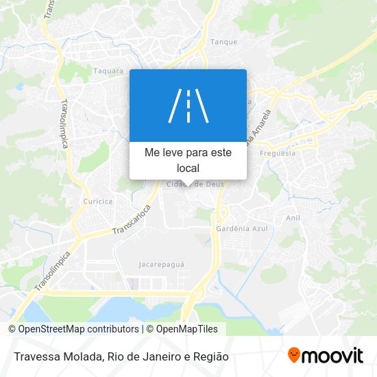 Travessa Molada mapa
