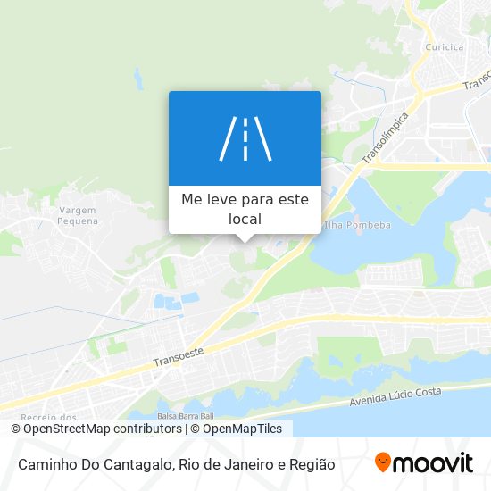 Caminho Do Cantagalo mapa