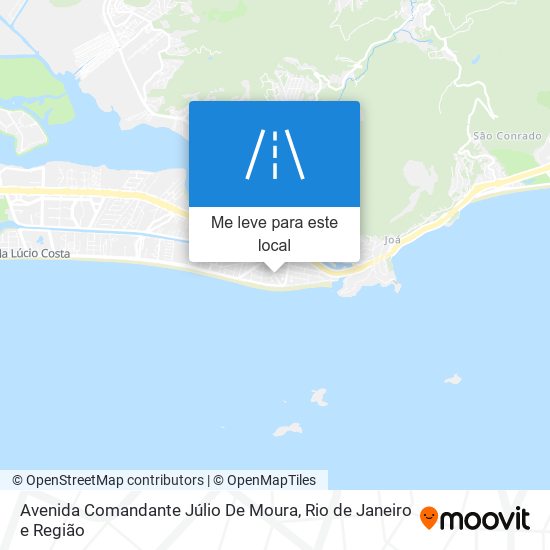 Avenida Comandante Júlio De Moura mapa