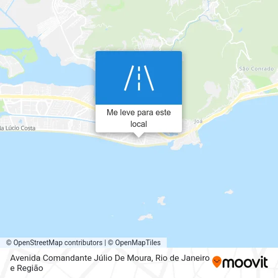 Avenida Comandante Júlio De Moura mapa