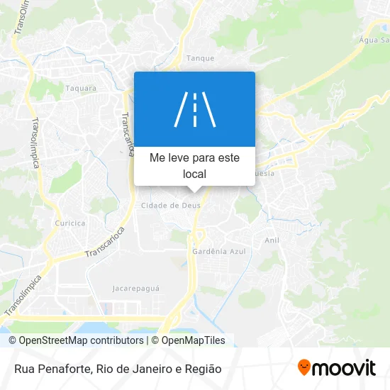 Rua Penaforte mapa