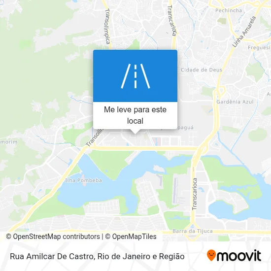 Rua Amilcar De Castro mapa