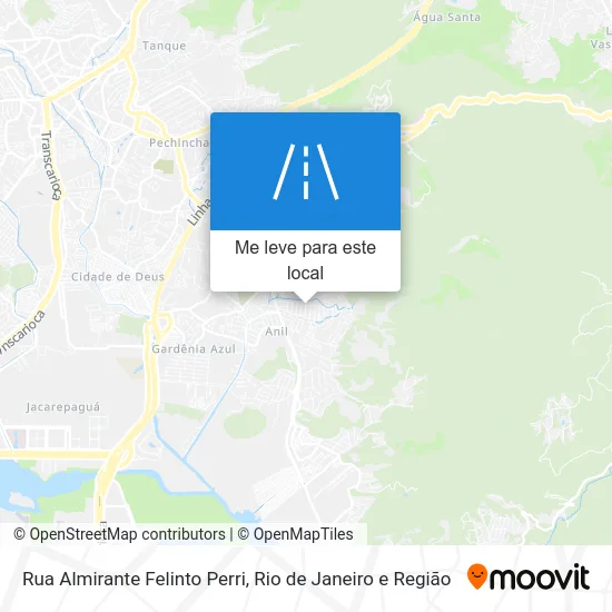 Rua Almirante Felinto Perri mapa