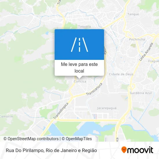 Rua Do Pirilampo mapa