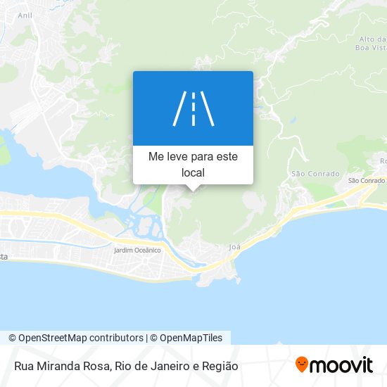 Rua Miranda Rosa mapa