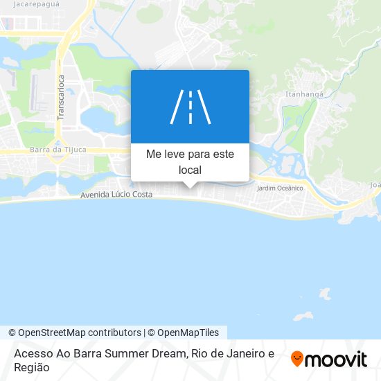 Acesso Ao Barra Summer Dream mapa