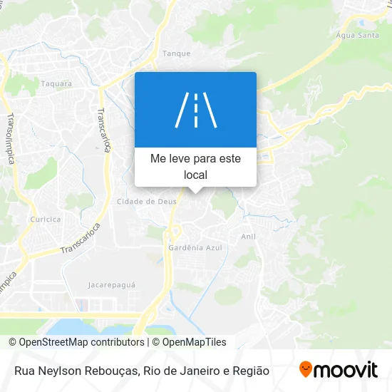 Rua Neylson Rebouças mapa