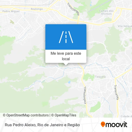 Rua Pedro Aleixo mapa