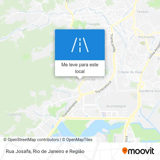 Rua Josafa mapa