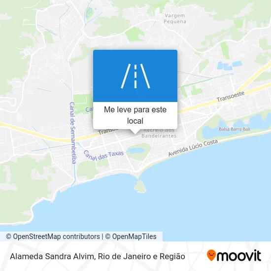 Alameda Sandra Alvim mapa