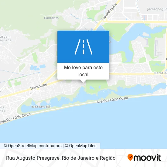 Rua Augusto Presgrave mapa
