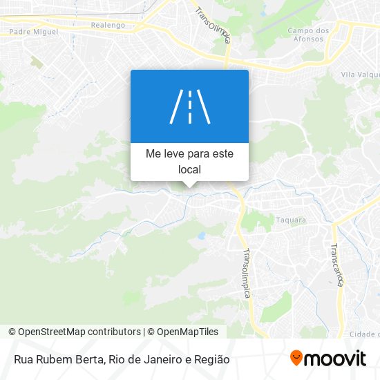 Rua Rubem Berta mapa