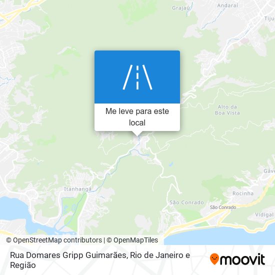 Rua Domares Gripp Guimarães mapa