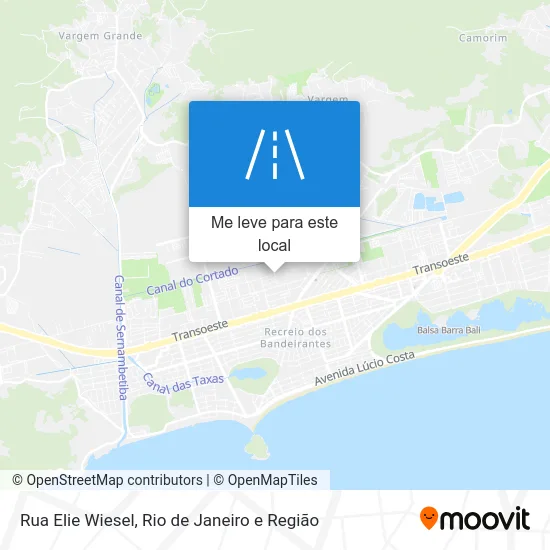 Rua Elie Wiesel mapa