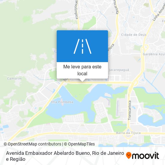 Avenida Embaixador Abelardo Bueno mapa