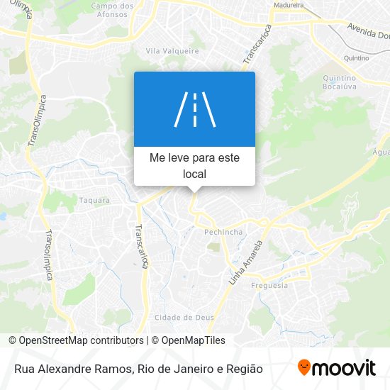 Rua Alexandre Ramos mapa