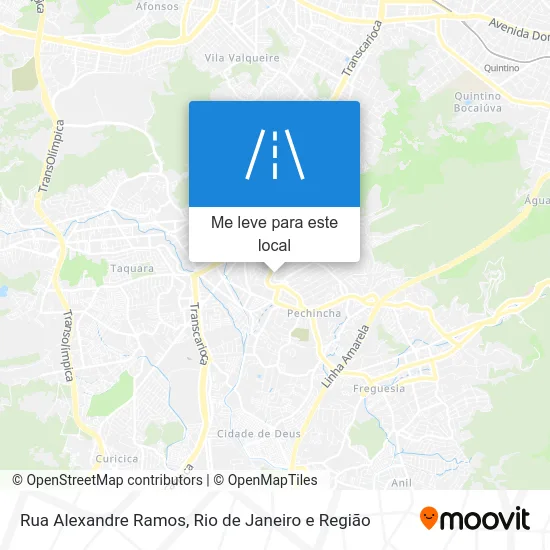 Rua Alexandre Ramos mapa