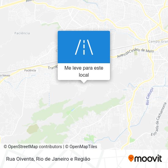 Rua Oiventa mapa