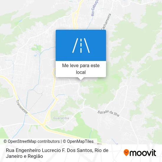 Rua Engenheiro Lucrecio F. Dos Santos mapa