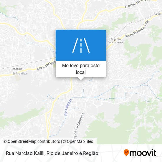 Rua Narciso Kalili mapa