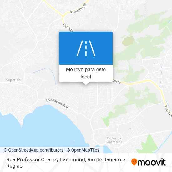 Rua Professor Charley Lachmund mapa
