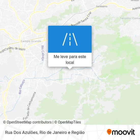 Rua Dos Azulões mapa