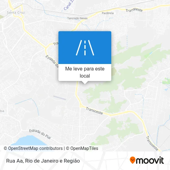 Rua Aa mapa