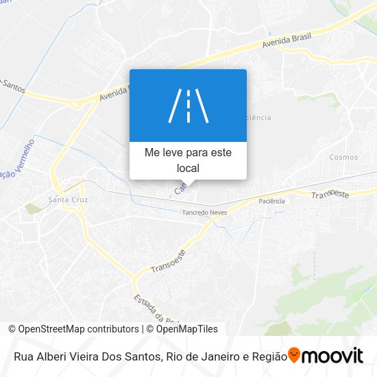 Rua Alberi Vieira Dos Santos mapa