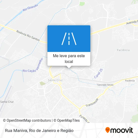 Rua Maniva mapa