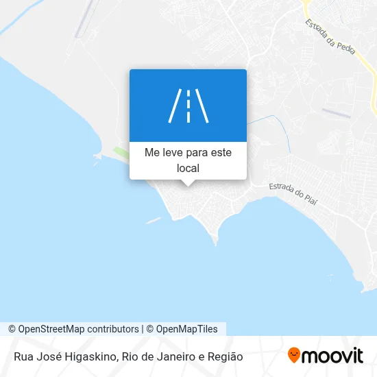 Rua José Higaskino mapa